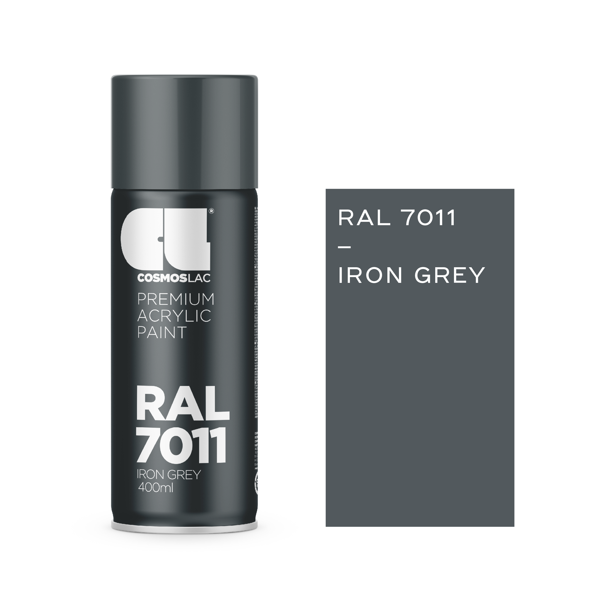 RAL 7011 - Colour Chart - RGB